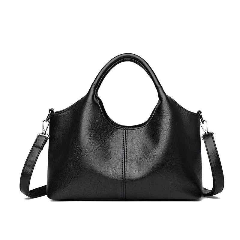 Women's Solid Color Sheepskin Vegetable Basket Niche Handbags