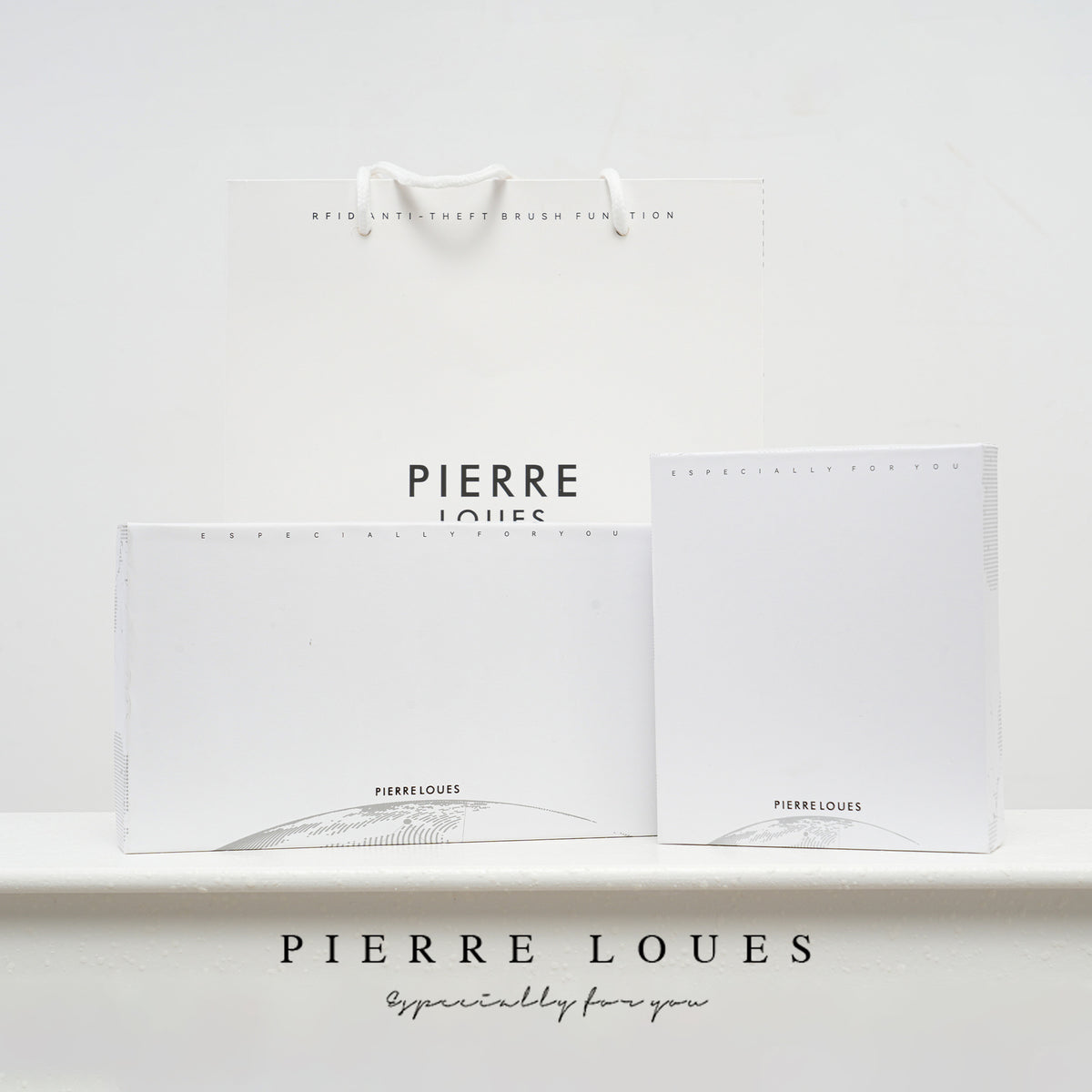 Elegant Short Mid-length Box Gift Paper Ladies Wallet