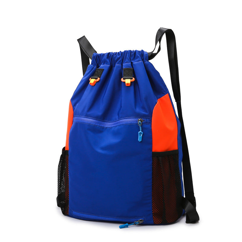 Basketball Nylon Male Female Solid Color Sports Backpacks