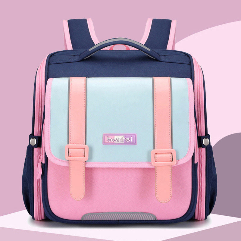 Men's & Children's & Horizontal Board One-piece Full Open Large Capacity Elementary School Students' Schoolbags