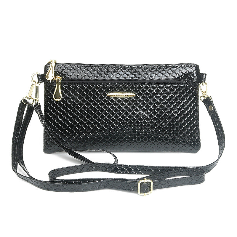 Women's Fashion Bright Fabric Clutch Mobile Women's Messenger Bag