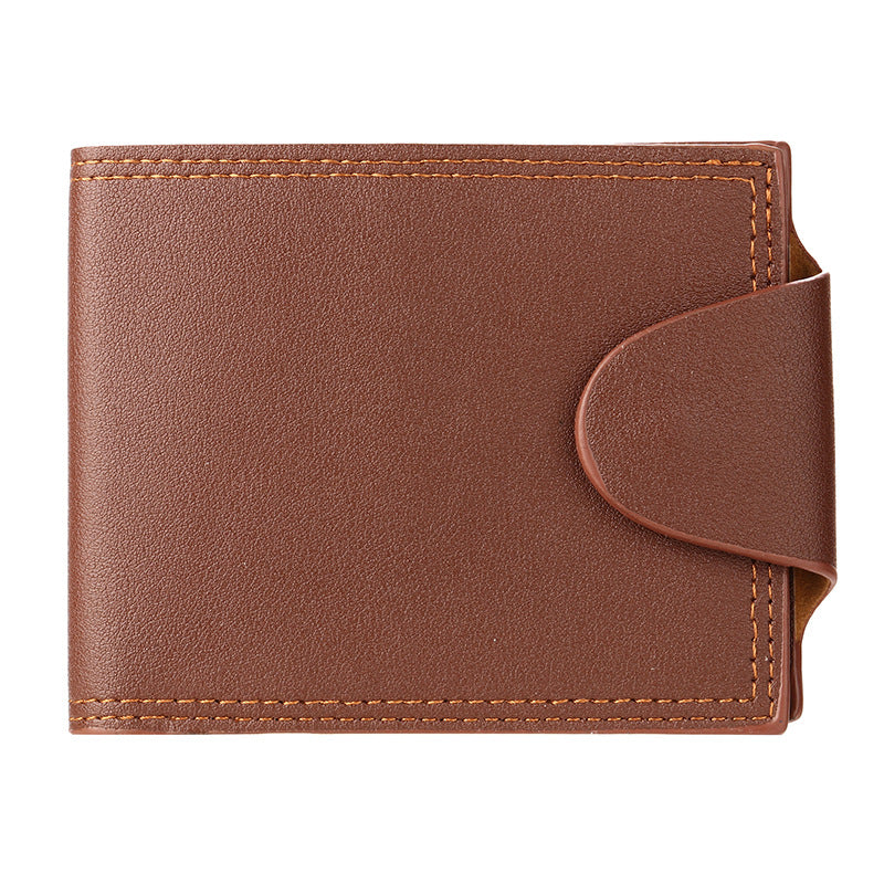 Men's Short Simple College Trendy Unique Soft Card Holder