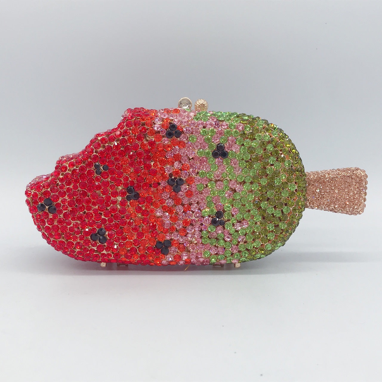 Ice Cream Diamond Red Gem Clutch Bags