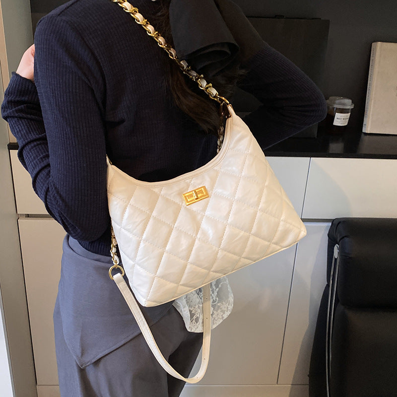 Women's Design Fashion Diamond Style Chain Commuter Armpit Bags