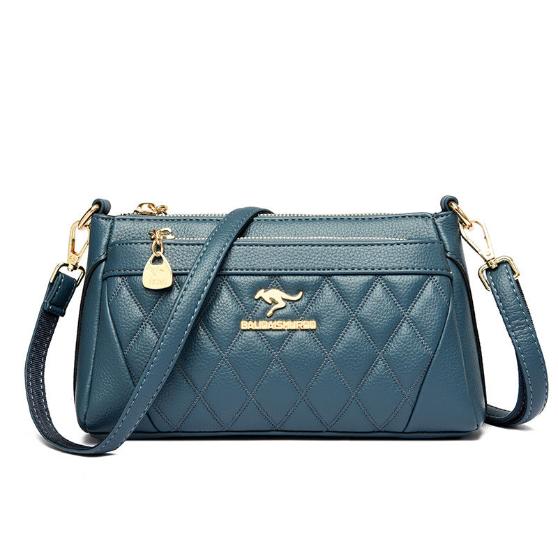 Women's Stylish Diamond Check Fashion Mom Shoulder Bags