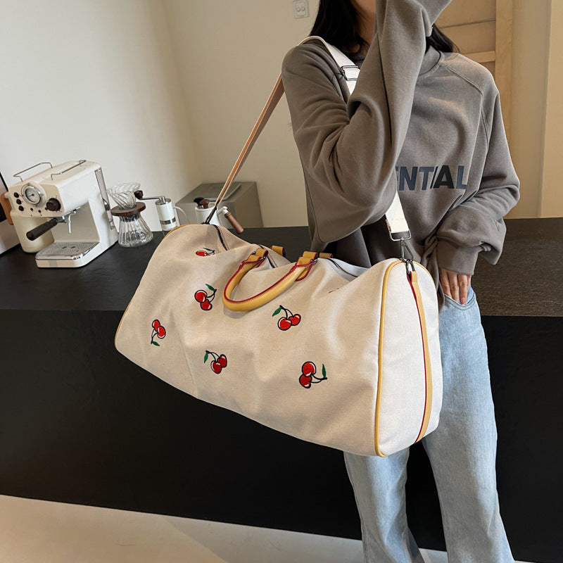 Women's & Men's & Large Capacity Retro Canvas Travel Bags