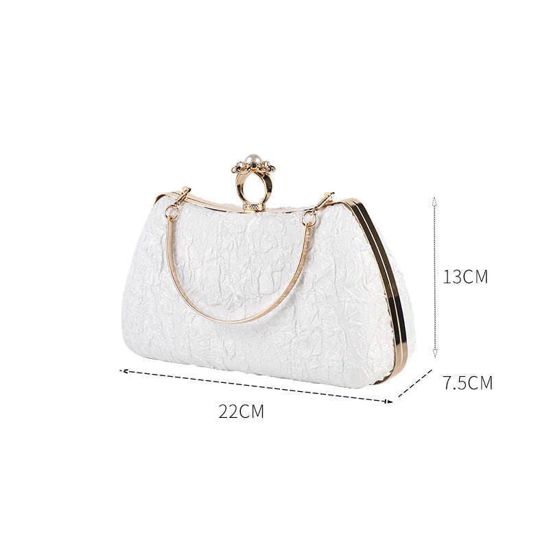 Rhinestone Retro Clutch Fashionable Elegant Chain Evening Bags