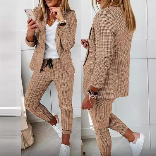 Women's Elegant Casual Fashion Set Small Suits