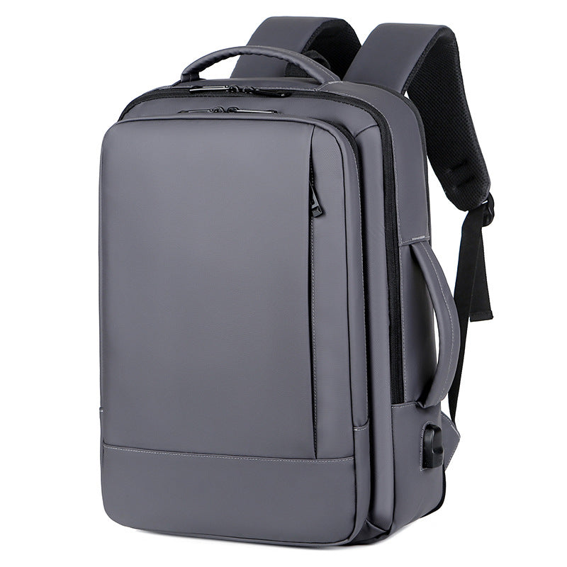 Men's Large Capacity Business Computer Waterproof Expansion Backpacks