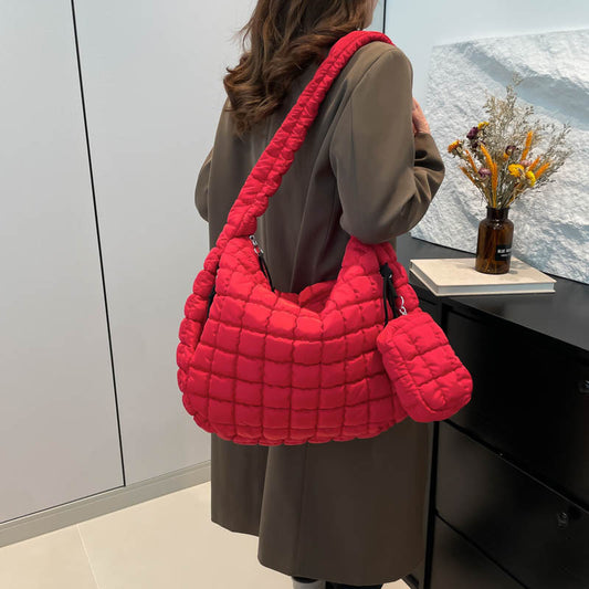 Women's Cloud Fashion Dumpling Large Capacity Down Shoulder Bags