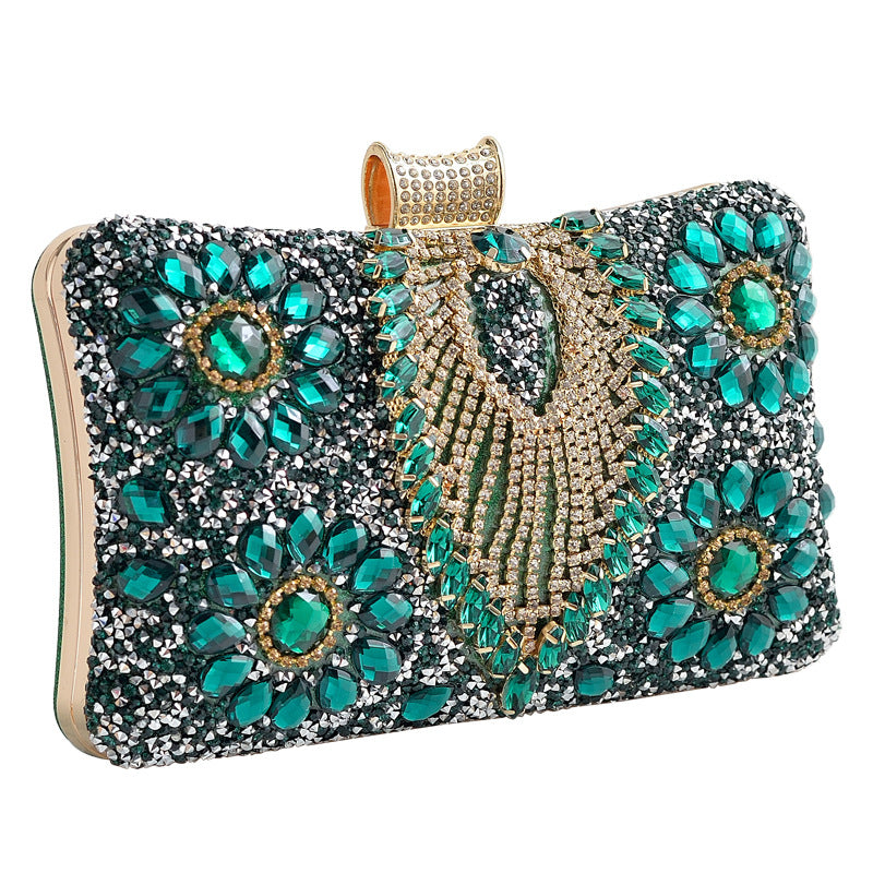 Dinner Party With Diamonds Rhinestone Dress Garment Evening Bags