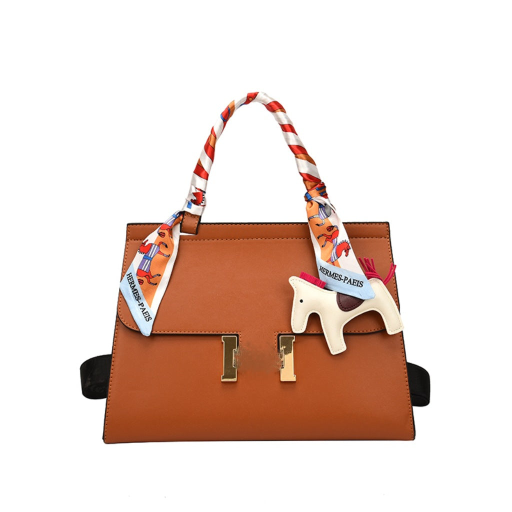 Women's Sense Constance Color Matching Big Fashion Handbags