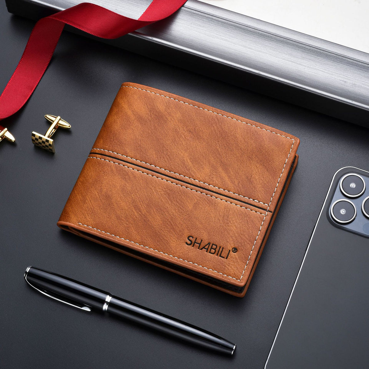 Men's Short Business Simplicity Fashion Soft Leather Men's Wallet