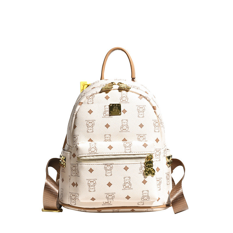 Women's Fashion Printed Cute Mini Live Korean Backpacks