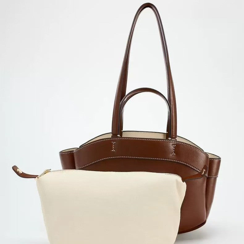 Brown Autumn Fashion Large Capacity Combination Bags