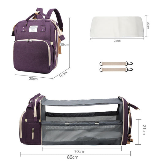 Crib Mummy Large Capacity Folding Bed Bags