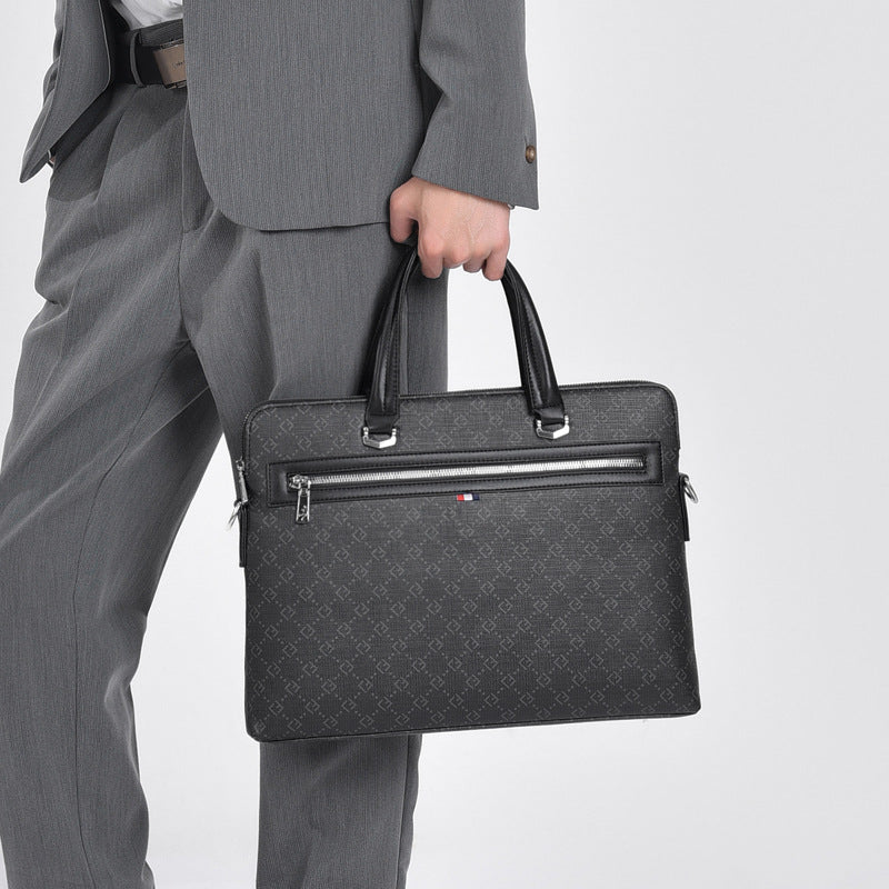 Men's Horizontal Business Commuter File Computer Trend Men's Briefcases