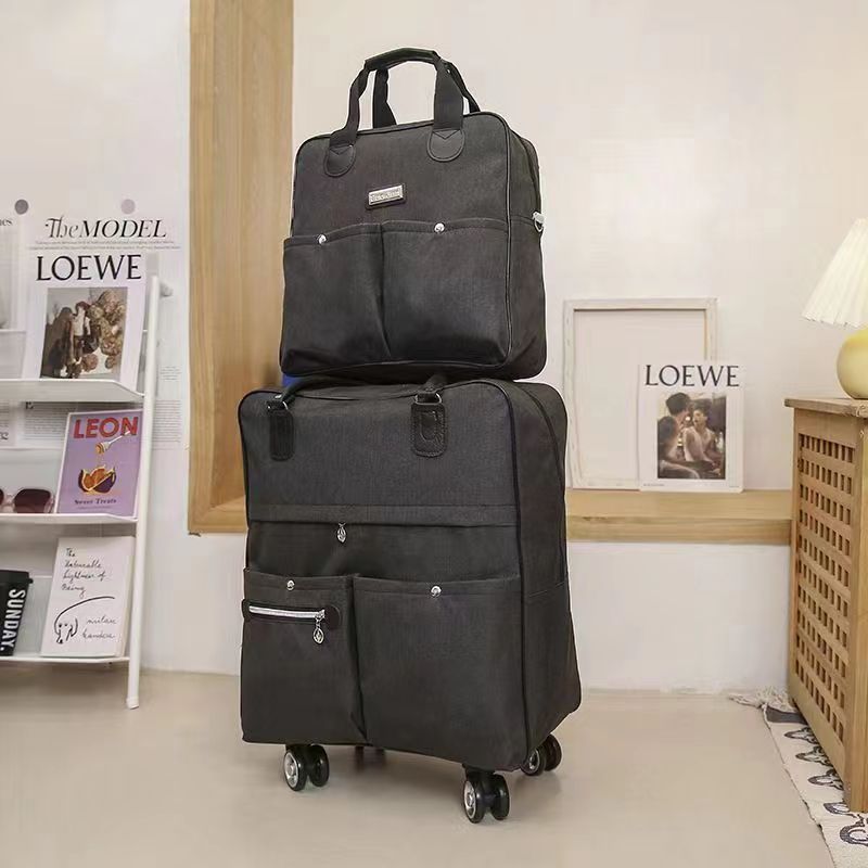 Women's Large Capacity Short Lightweight Folding Boarding Travel Bags