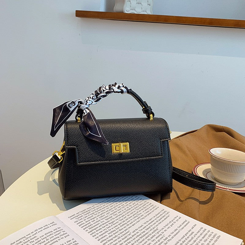 Women's Stylish Soft Leather Fashion Portable Small Square Bags