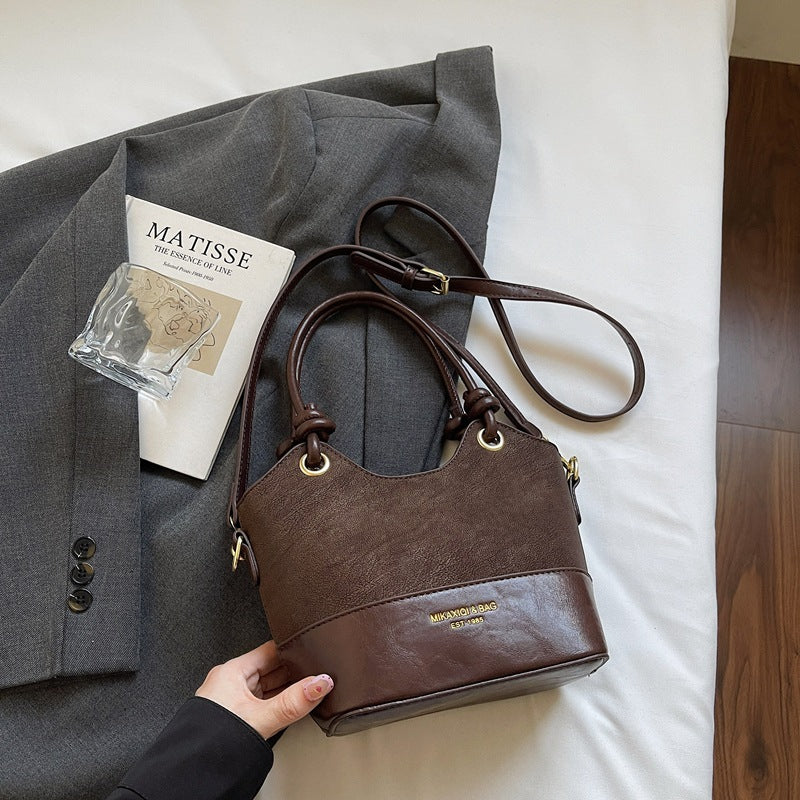 Winter Stitching Portable Commuter High Sense Women's Shoulder Bag