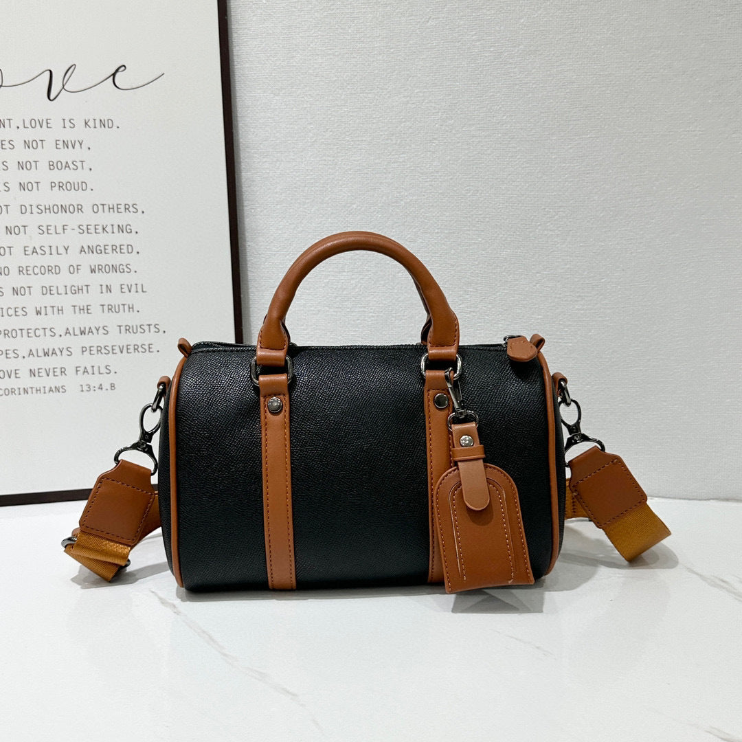 Fashion Simple Boston Pillow Unisex Boy Handbags