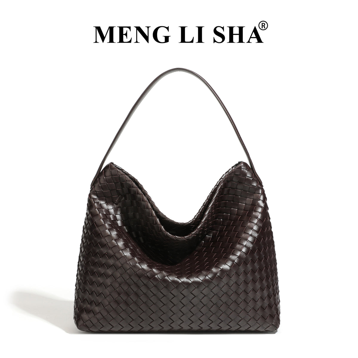Retro High-grade Frosted Hand-woven Commuter Large Capacity Women's Shoulder Bag