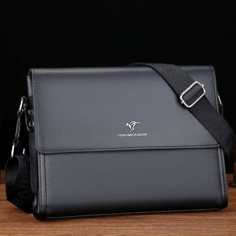 Men's Single Large Capacity Business Horizontal Vertical Men's Shoulder Bags