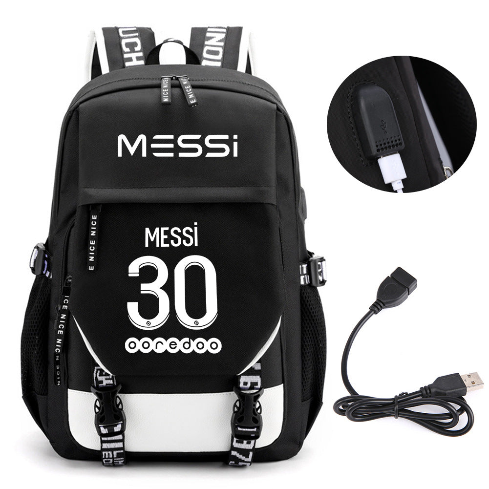 Football Peripheral Fashion Korean Style Youth Backpacks