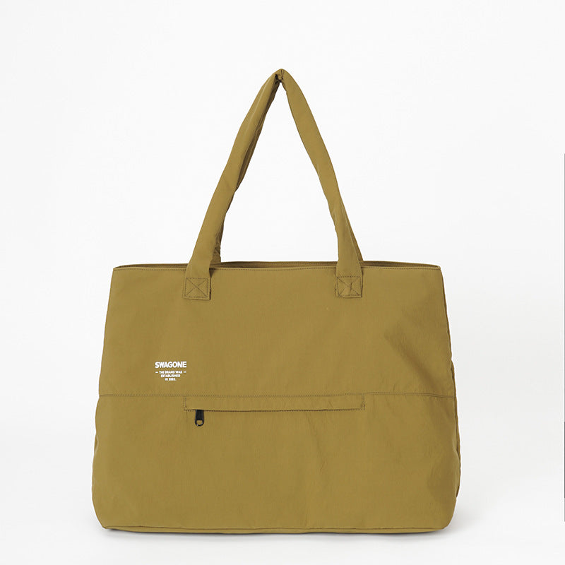 Women's & Men's & Simple Waterproof Lightweight Large Capacity Storage Commuter Men's Shoulder Bags