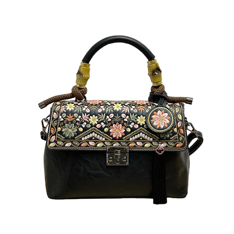 Women's Style Embroidery With Cheongsam Cotton Linen Hand Women's Handbag