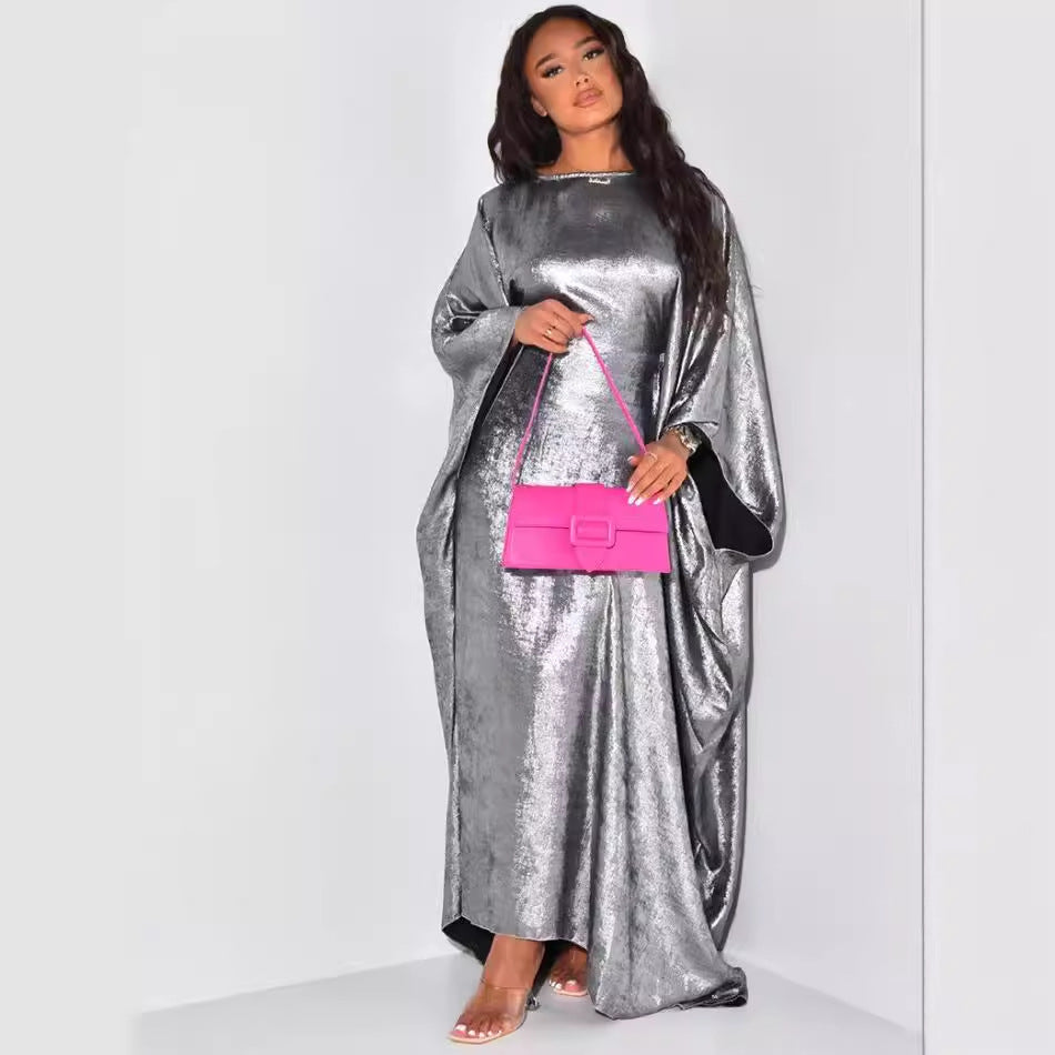 Glamorous Fashion Stitching Turkish Elegant Dress Clothing