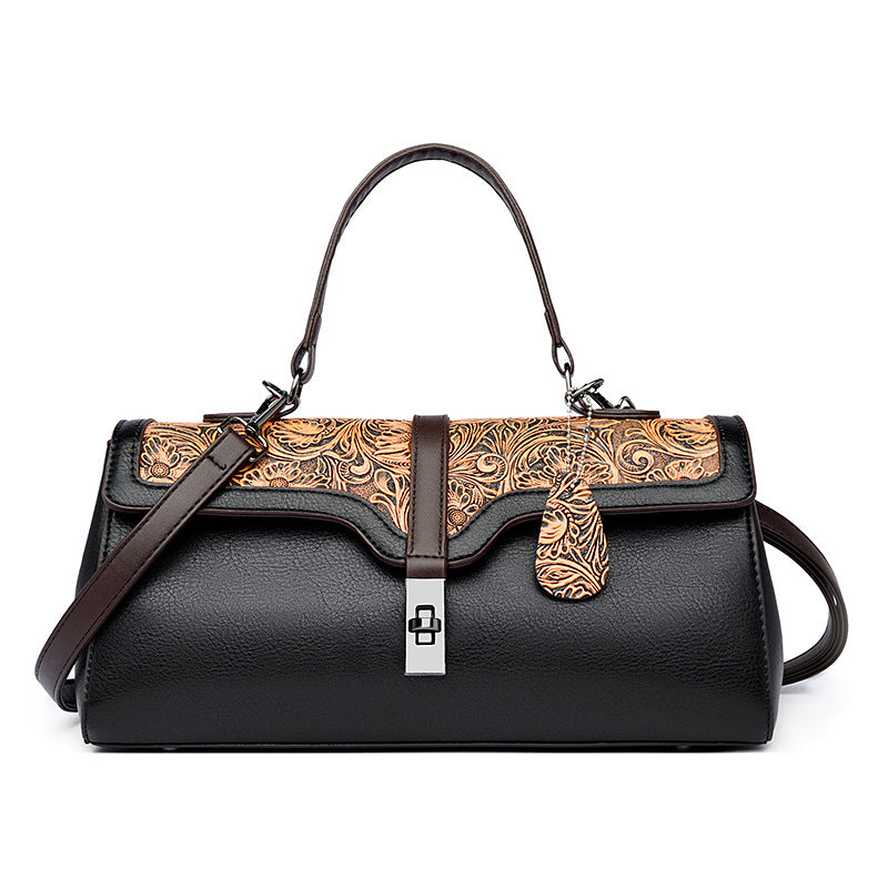 Women's Retro Fashion Pillow Cool Contrast Color Women's Handbag