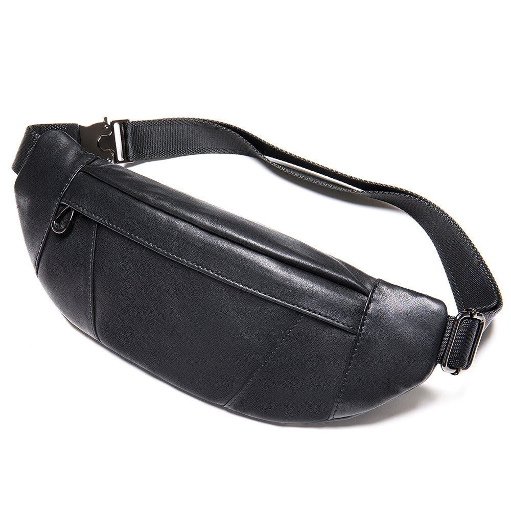 Men's Genuine Leather Mobile Business First Layer Men's Waist Packs