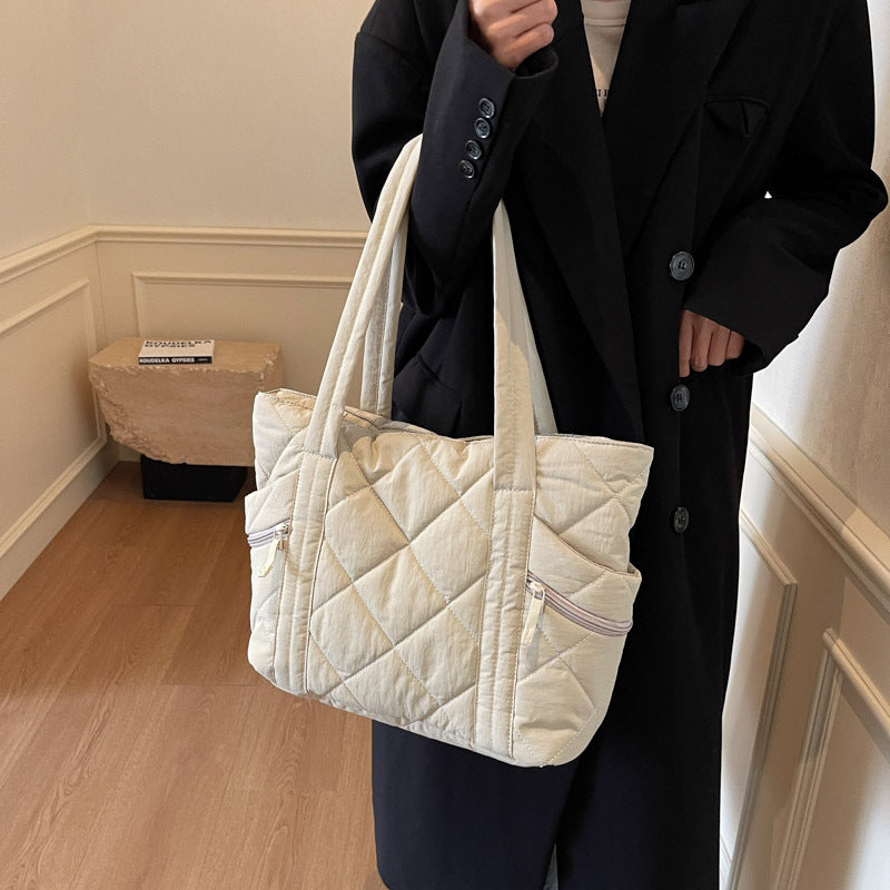 Women's Rhombus Jacket Large Capacity Commuter Simple Women's Shoulder Bag