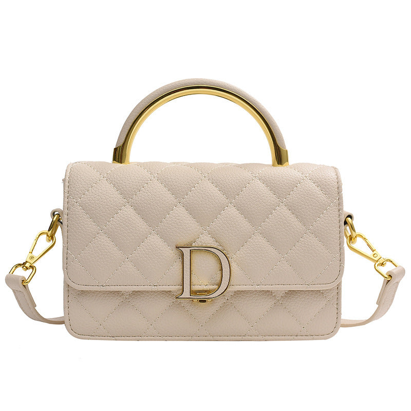 Women's Fashion Diamond Embroidery Thread Design Trendy Bags