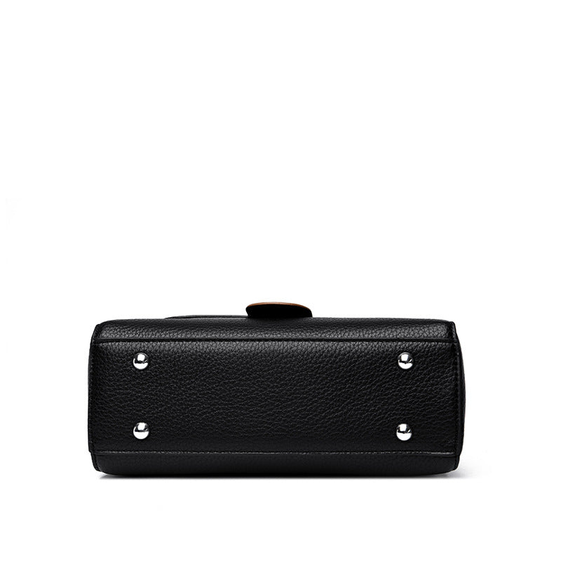 Women's Contrast Color Large Capacity Mother Handbags