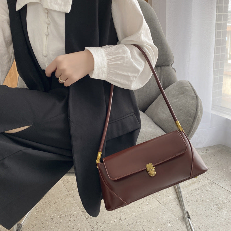 Women's Retro Underarm French Stick Fashion Style Women's Shoulder Bag