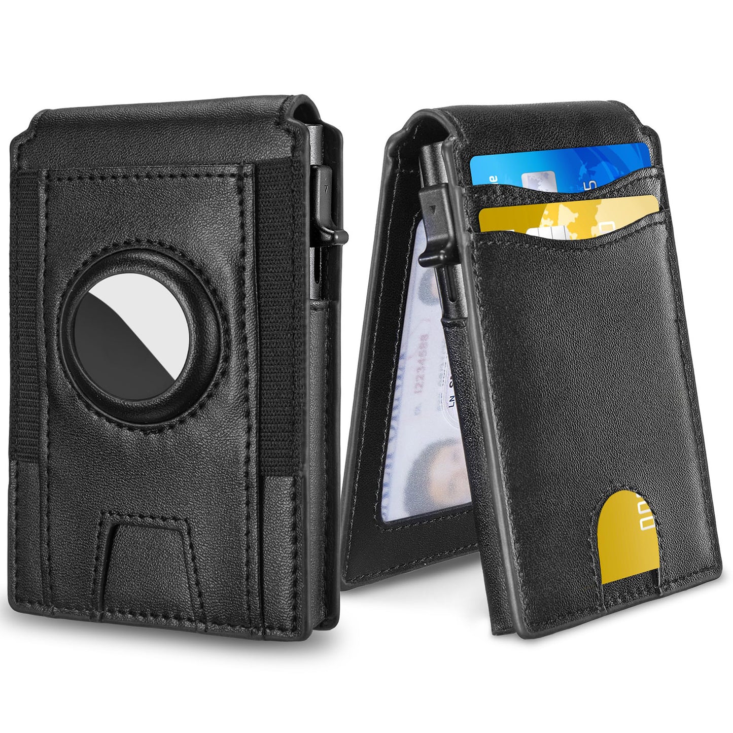 Men's High-grade Aluminum Alloy Clamp Carbon Fiber Card Holder