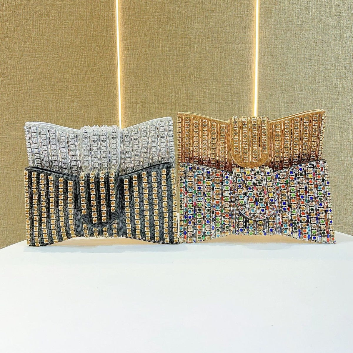 Retro High-grade Clutch Full Diamond Dinner Bags