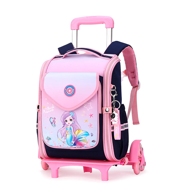 Natural Fish Primary Lightweight Waterproof Large Elementary School Students' Schoolbags