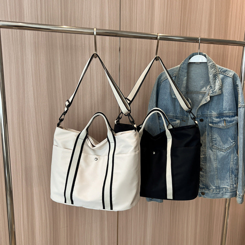 Women's Large Capacity Portable Shopping Versatile Canvas Women's Shoulder Bag