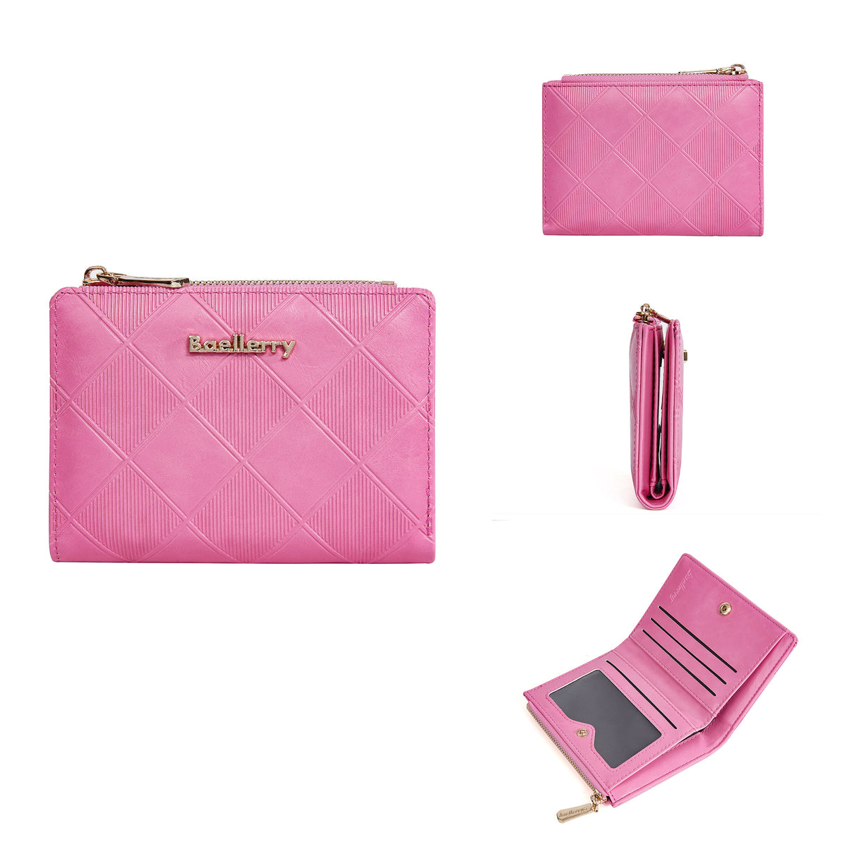 Cool Women's High-grade Diamond Zipper Fashion Ladies Wallet