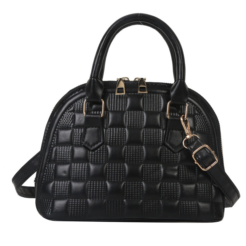High-grade Shell Popular Chessboard Fashion Elegant Women's Shoulder Bag