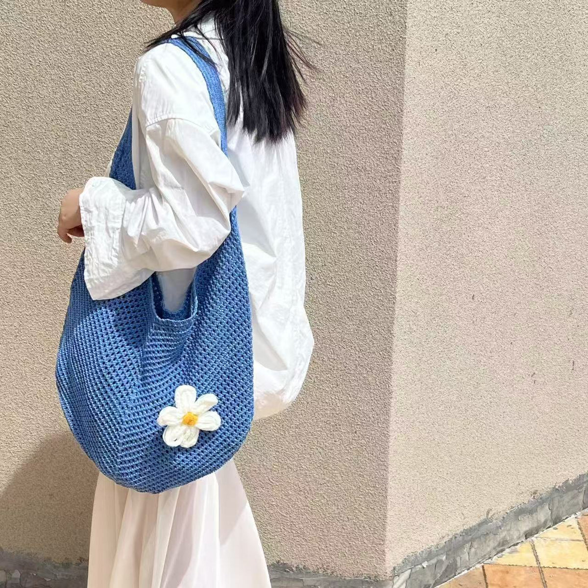 Straw Beach High Sense One Female Woven Large Capacity Women's Shoulder Bag