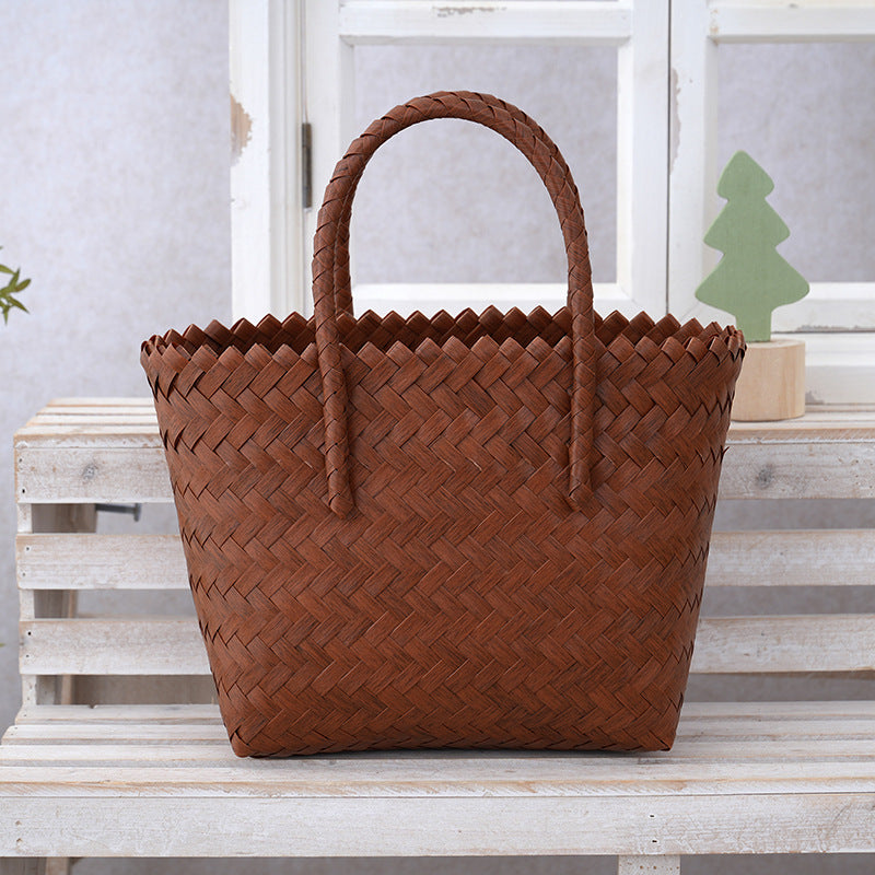 Women's Curtain Cloth Large Capacity Woven Gift Bags