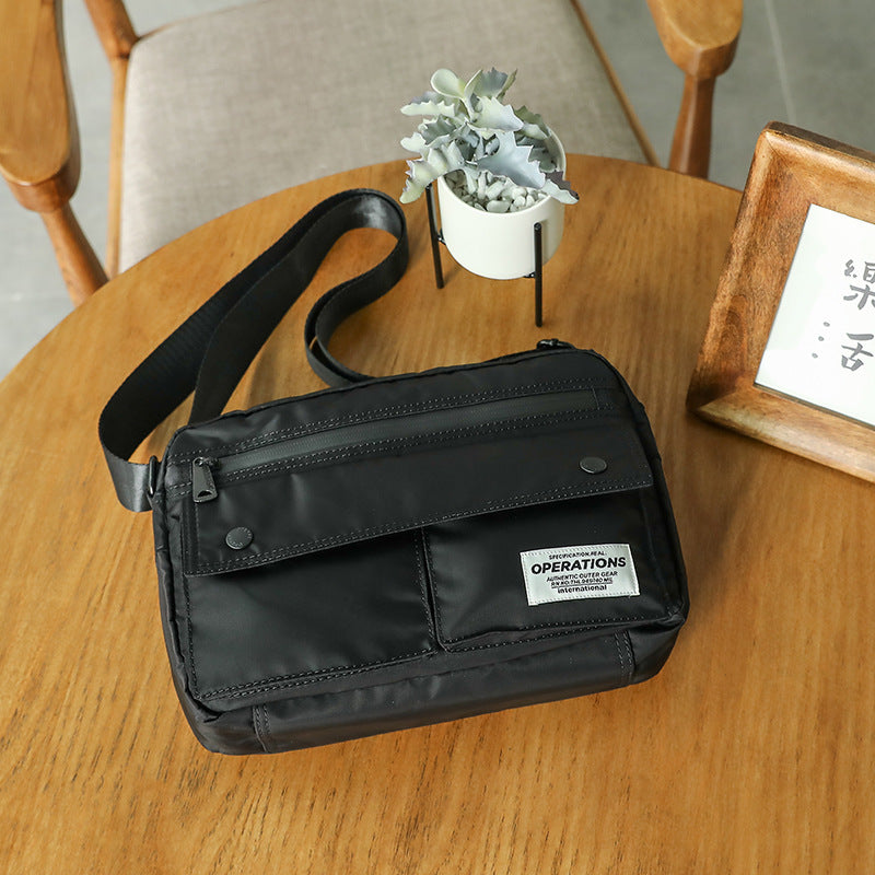 Men's Korean Style Simple Oxford Cloth Horizontal Men's Shoulder Bags