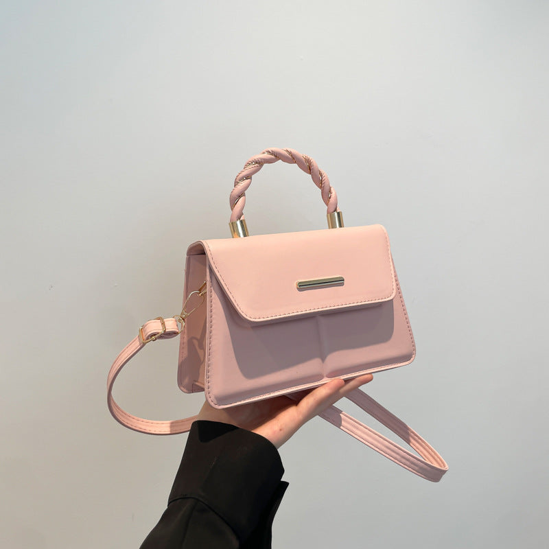 Women's Beautiful Solid Color Popular Western Style Women's Shoulder Bag