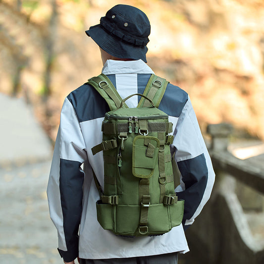 Men's Large Capacity Waterproof Fishing Lure Sports Backpacks