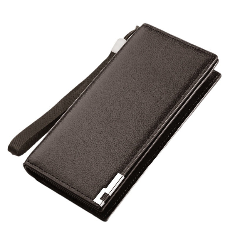 Men's Long Zipper Multiple Slots Light Luxury Men's Wallet
