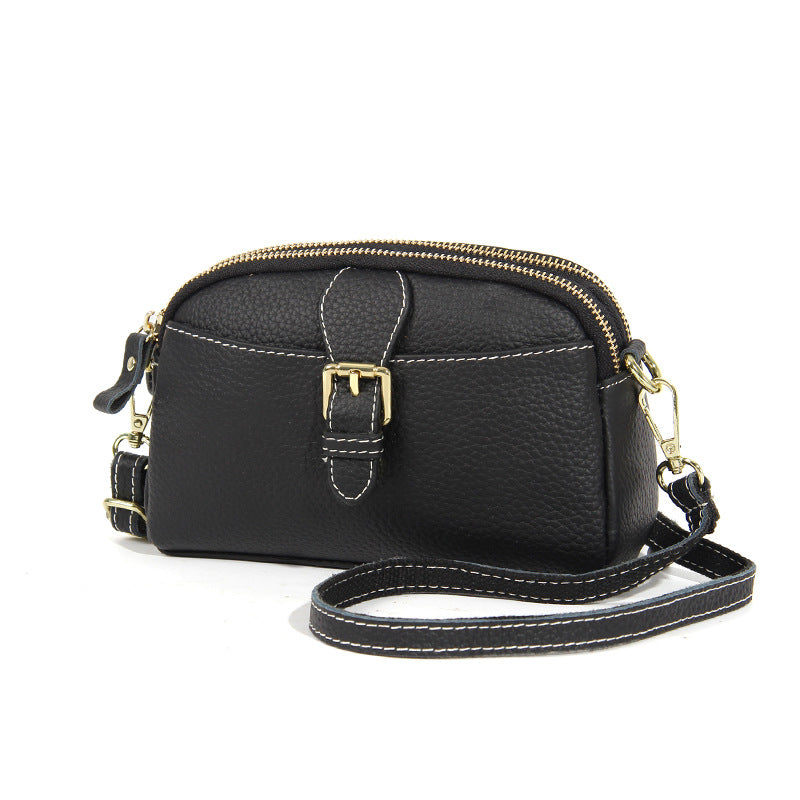 Women's First Layer Cowhide Summer Large Capacity Crossbody Bags